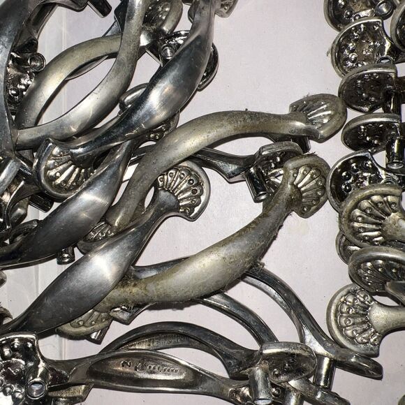 51 Fanned Nautical Stainless Drawer Cabinet Dresser Pulls Hardware - Picture 5 of 9